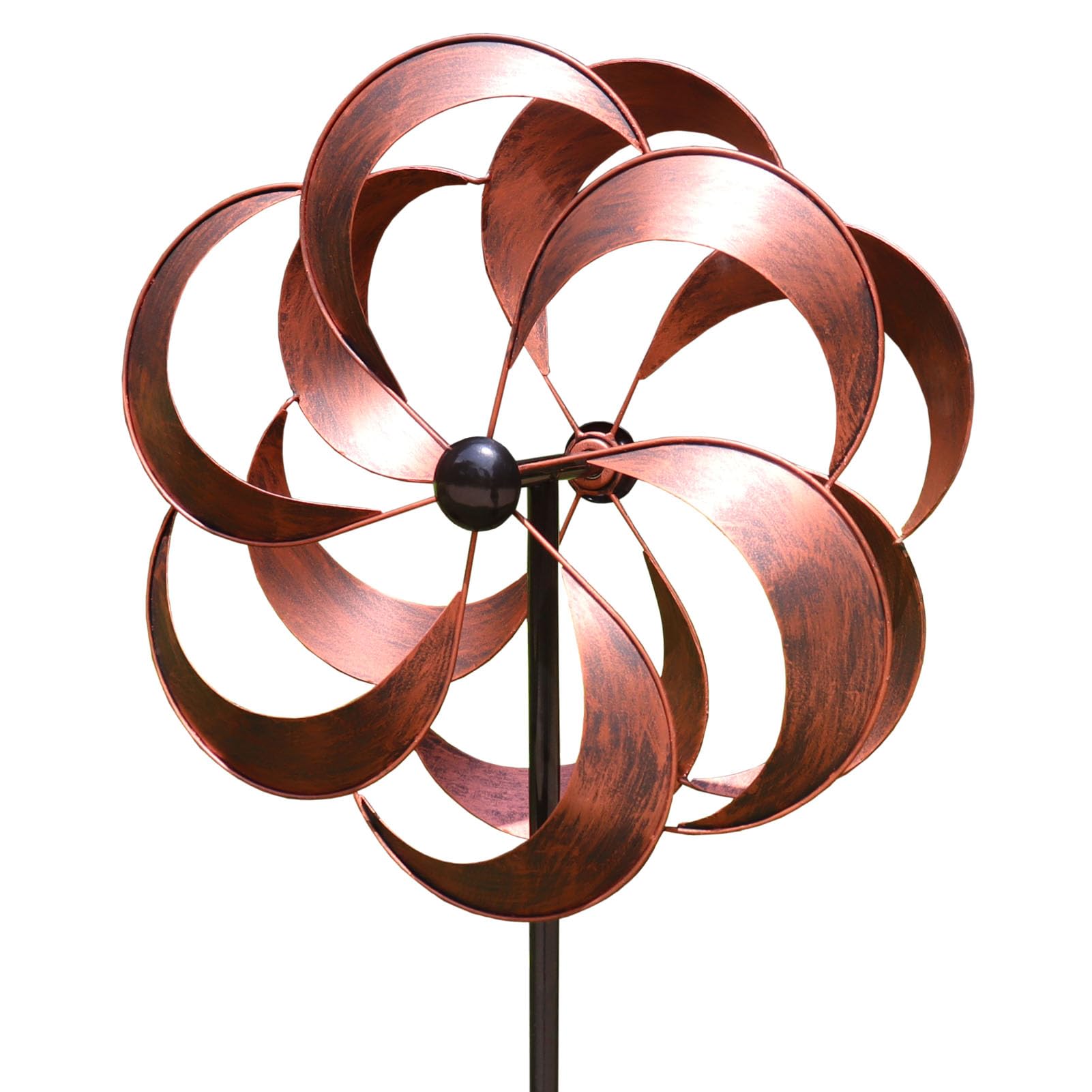 Large Metal Wind Spinner for Yard and Garden Decor 70x20 Inches