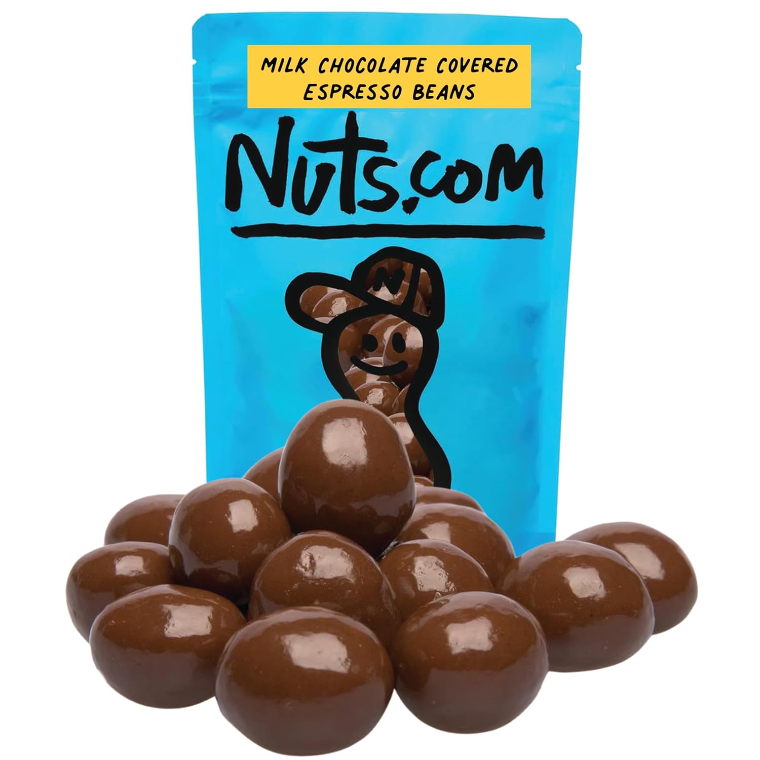 Nuts.com – Dark Chocolate Covered Espresso Bean – 2 Pound Bag, Great Snack for Adults, Good Source of Antioxidants & Caffeine – For Office, Holiday Gatherings & Home Snacking