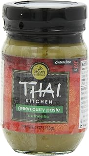 Thai Kitchen Green Curry Paste, Vegan Friendly, Gluten Free, 4 Ounce (Pa...
