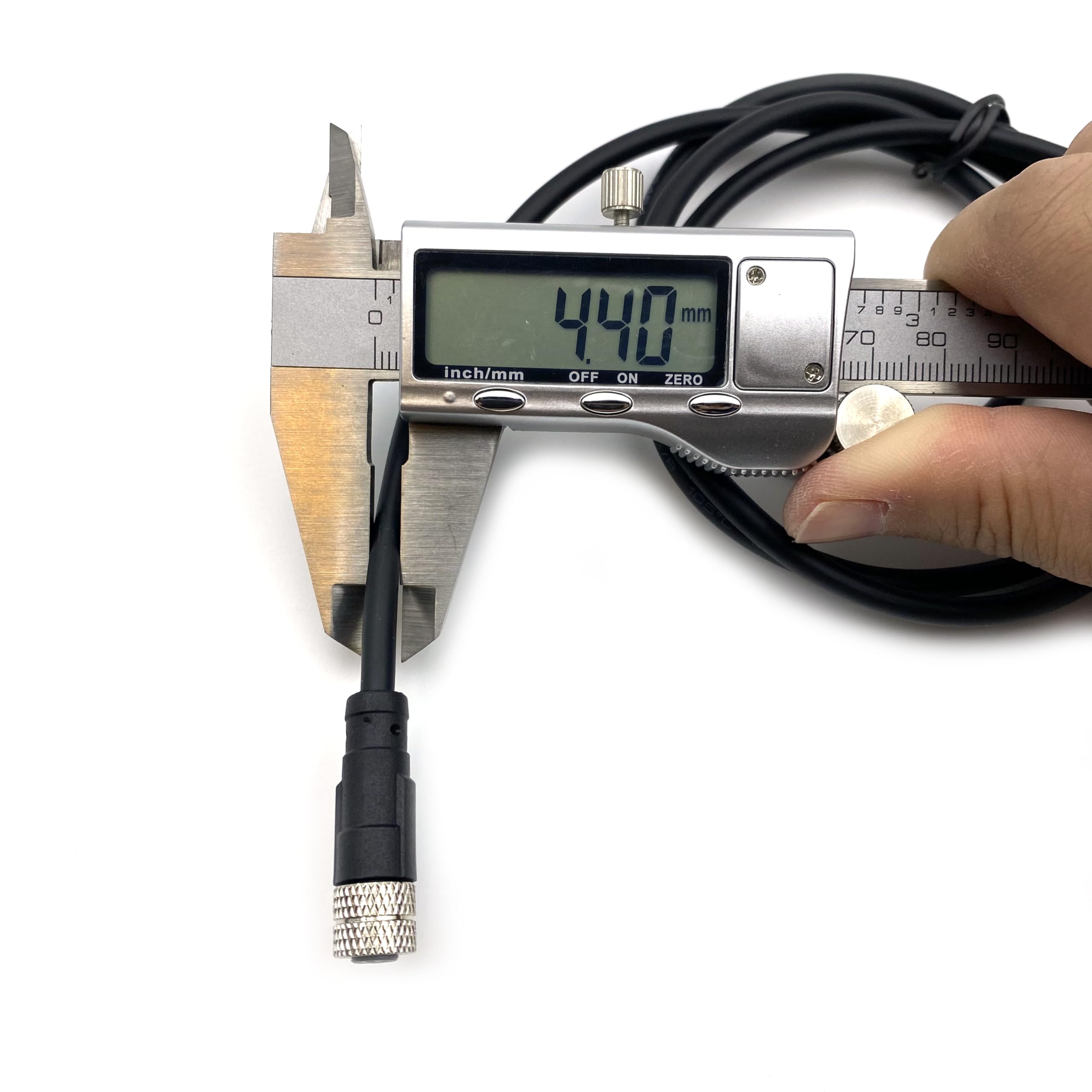 Conector Industrial M8 Macho De 3 Pines - Tipo Recto, Código A - Para Sensores Y Automatización - IP67, 60V 4A - Fácil Instalación Sin Herramientas