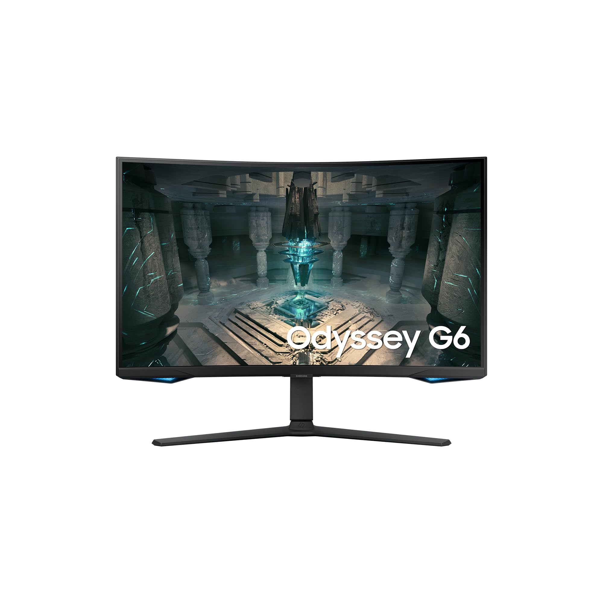 Samsung Odyssey G6 32'' ekran PC 240 Hz, 1ms, panel VA, rozdzielczość 2560 x 1440, 2500: 1, 350 cd/m², AMD FreeSyncPremium Pro,CoreSync, Gaming Hub, Regulowana stopa, HDMI,DisplayPort