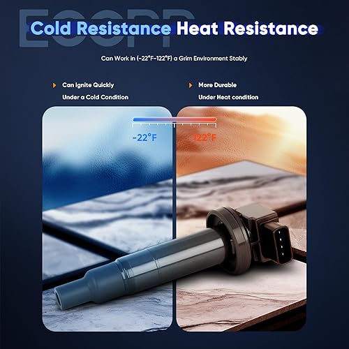 Vista 1054 de ECCPP Bobinas de encendido portátiles de repuesto para automóvil compatibles con Infiniti I30/para Nissan Maxima 3.0L V6 2000-2001 Reemplazo