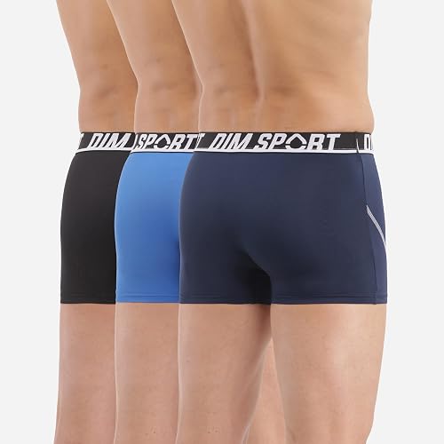 Dim Boxer Homme Sport – Lot de 3 | Microfibre Respirante à Séchage Rapide | Thermorégulation & Maintien Optimal - 3