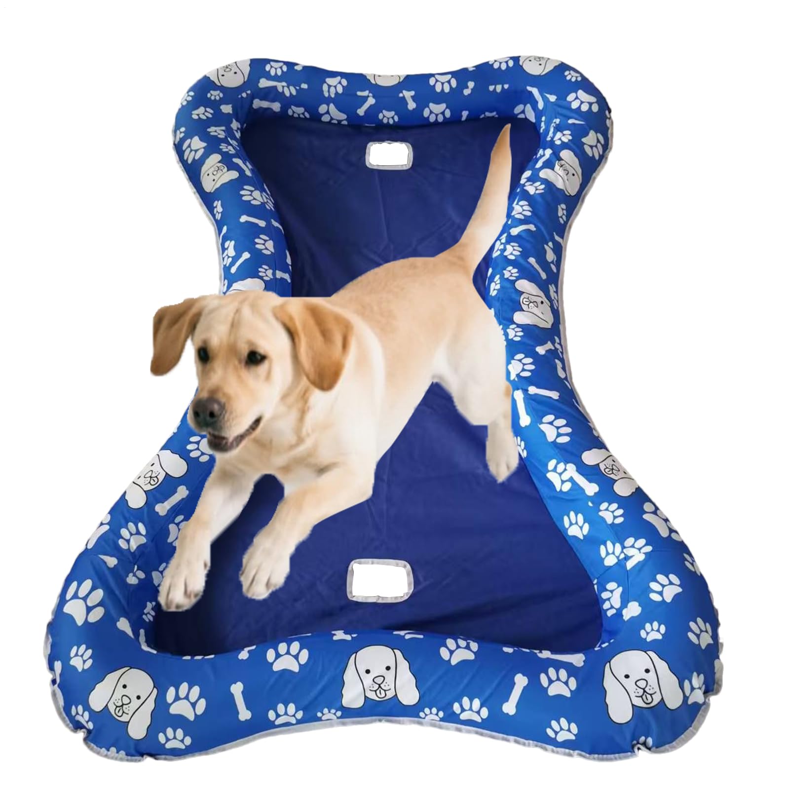 Flotador para Perros Juguete Acuático para Piscina | Colchoneta Inflable Para Mascotas En Exteriores Río Lago Playa