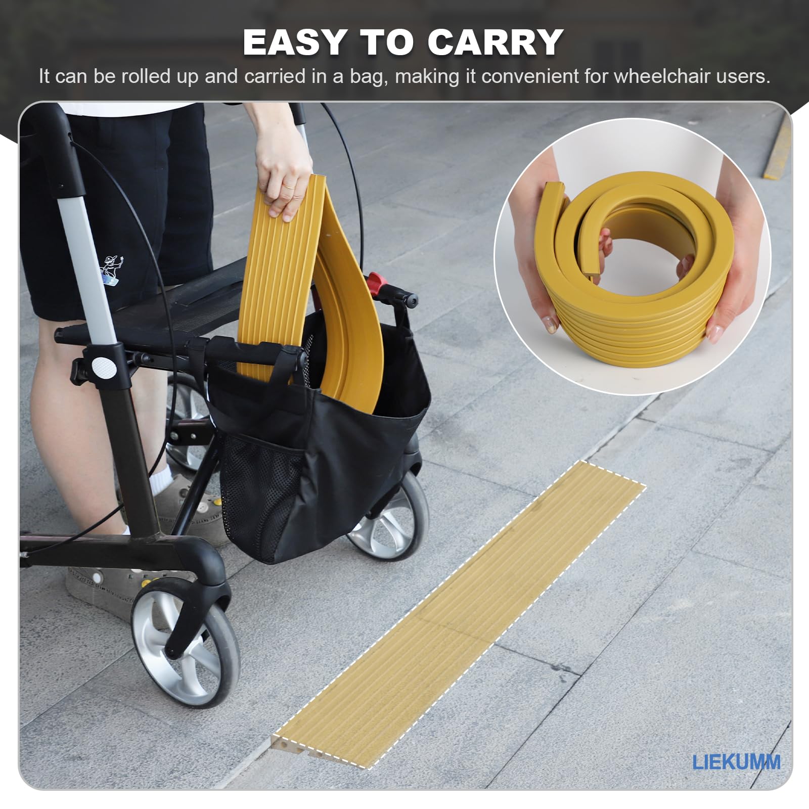 LIEKUMM 1.5 cm Height Wheelchair Ramp - Image 4
