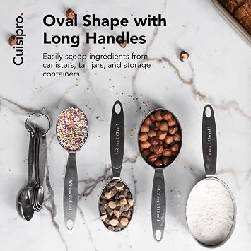 Cuisipro Stainless Steel Measuring Cup Set
