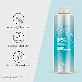 Joico HydraSplash Hydrating Conditioner | For Fine, Medium, Dry Hair | Replenish Moisture | Add Hydration & Softness | With Sea Kelp & Coconut Water | 33.8 Fl Oz