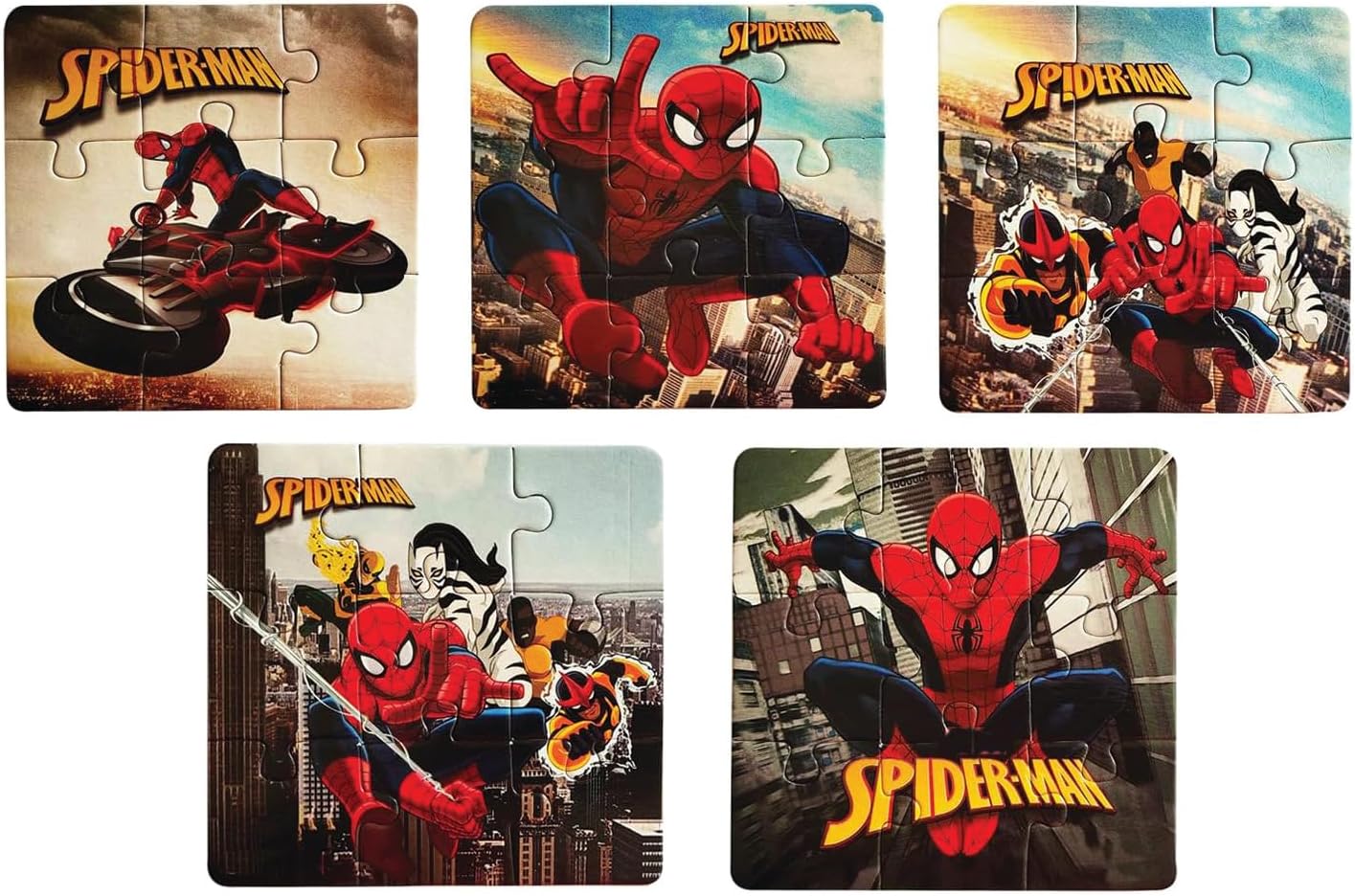 Spider Zigsaw Puzzle, Pack of 5, Total 45 Pieces