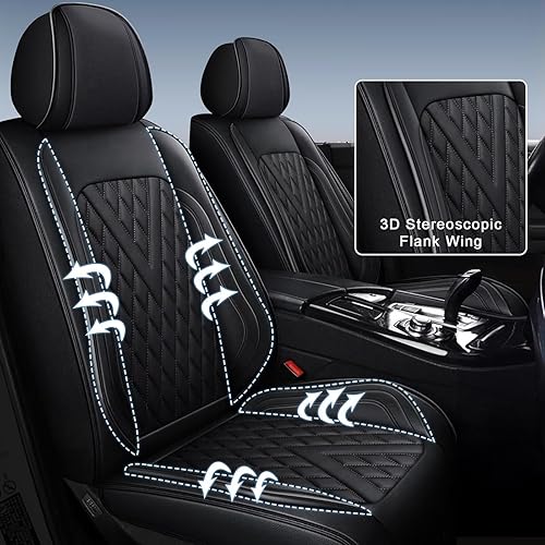 Miniatura 4 de Juego completo de fundas de asiento de automóvil para Chevrolet Trailblazer 2021-2024, piel sintética para Chevy Trailblazer, cojín de asiento de 2