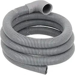 Mangueira Saída Água Máquina De Lavar Universal 5m Metros Cinza | Ledmang