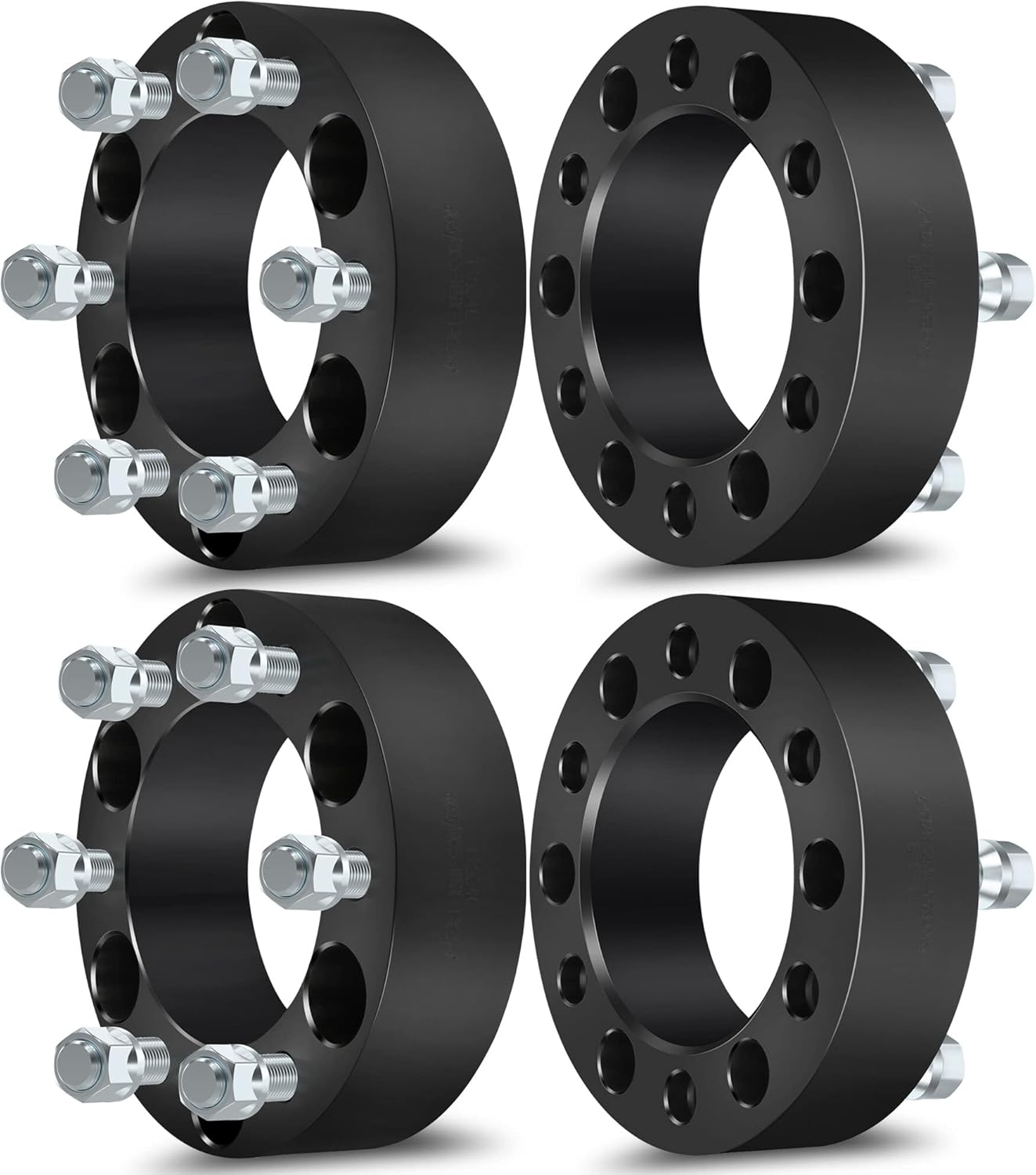 ECCPP 6x5.5 to 6x5.5 Wheel Spacers 3 inch 6x139.7mm 6 lug Fit 1992-1998 for Chevrolet for K1500 Suburban 1999-2013 for GMC for Sierra 1500-4PCS
