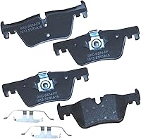 Vista 283 de Pastillas de freno traseras cerámicas Bendix Premium SBC1337 para Cadillac CTS 2014-2008, SRX 2016-2010, Chevrolet Camaro 2015-2010, Saab 9-4X 2011