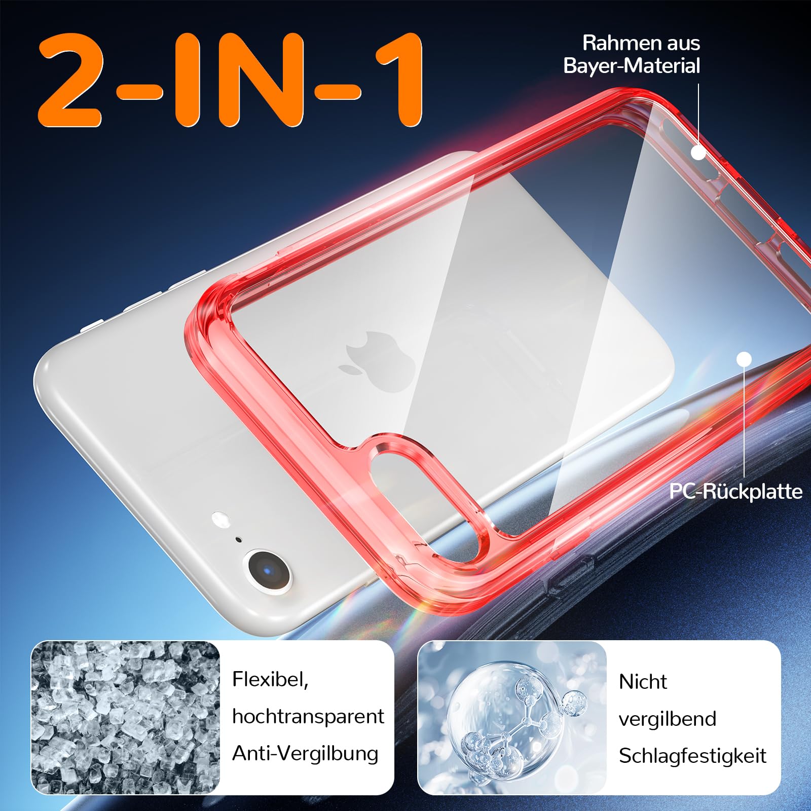 Clear Case for iPhone 15, Ultra Thin, Shockproof TPU Cover, Anti-Yellowing, Crystal Clear, Phone Case for Apple iPhone 15 - Clear — view 533