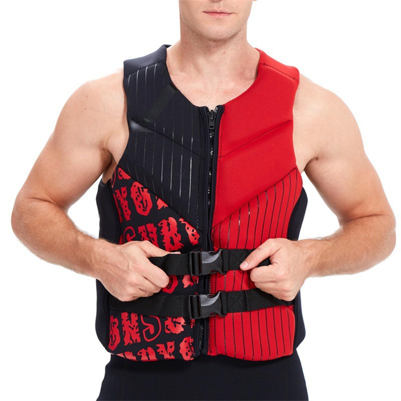 Chaleco de Kayak Unisex Ajustable Alta Flotabilidad Ligero Neopreno Elástico Núcleo EPE para Kayak Natación Surf Deportes Acuáticos