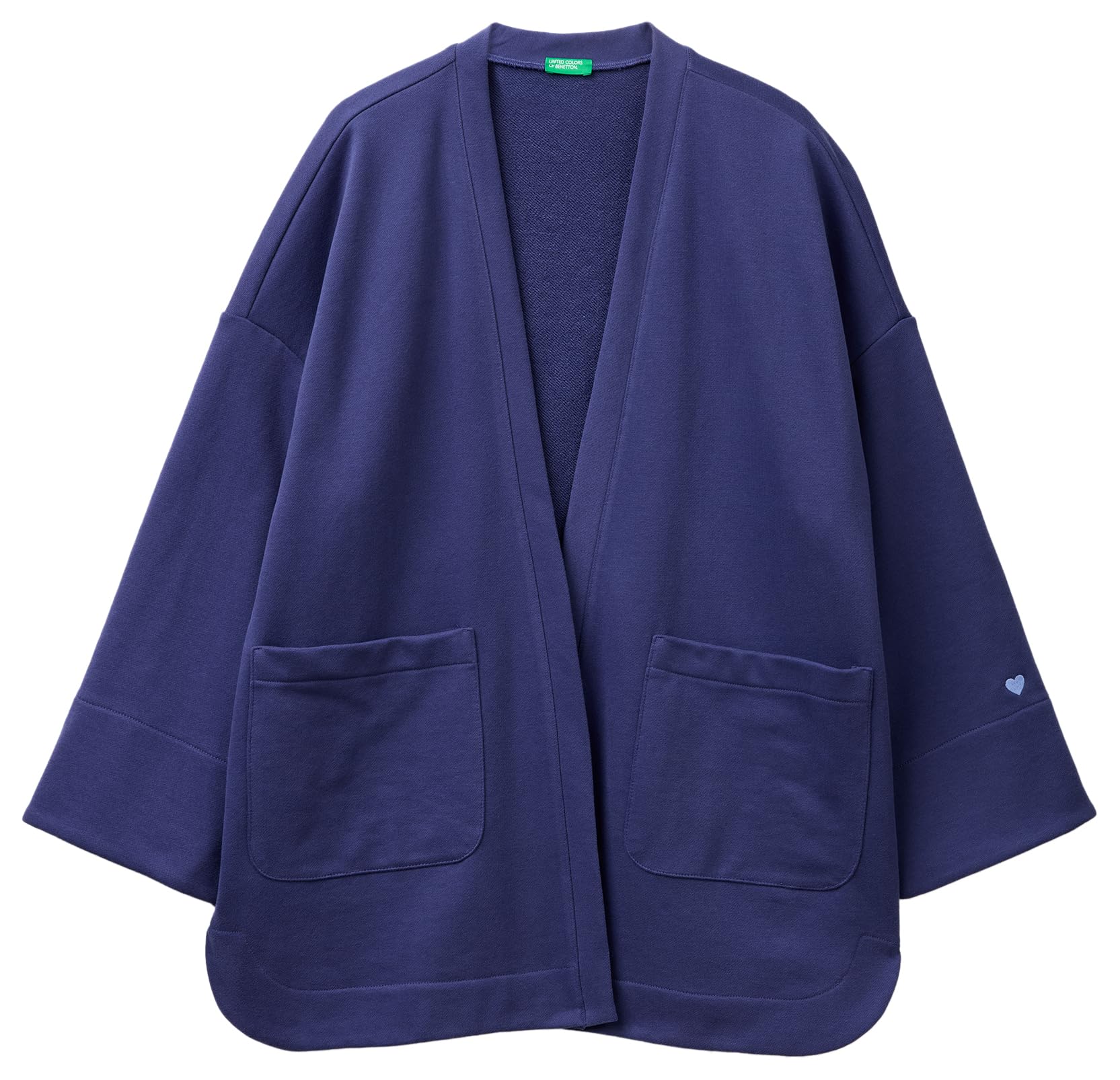 United Colors of Benetton Giacca M/L 3wnw3m08h Felpa Senza Cappuccio Donna