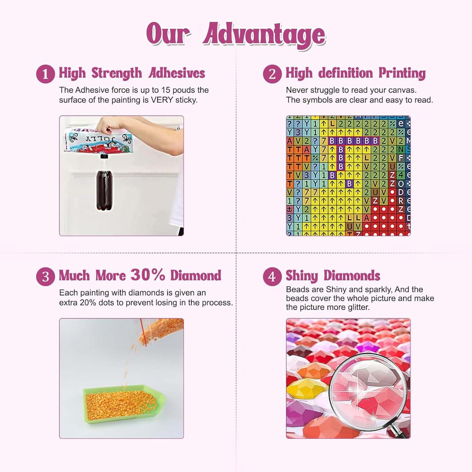 DIY Diamond Painting Enten-Bild – 5D Runde Diamanten, 30x40 Cm, Für Anfänger & Erwachsene