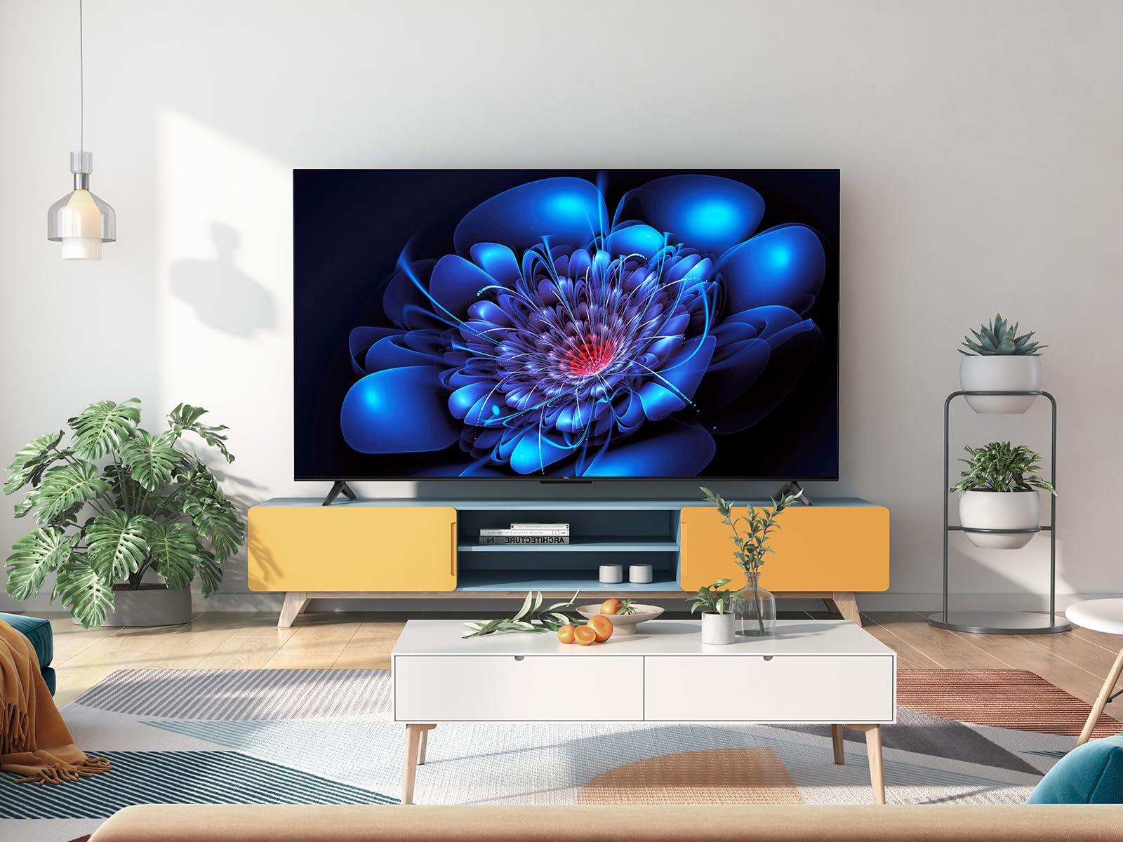 TCL 65P6K TV LED Direct da 65", TV HDR 4K, Smart TV con tecnologia Google TV (Dolby Audio, Motion Clarity, compatibile con Google Assistant e Alexa)