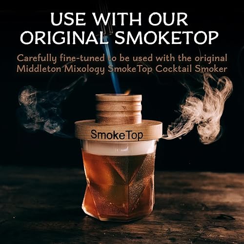 Miniatura 6 de SmokeTop Paquete de bolsas a granel de 4 onzas, 3 bolsas de 4 onzas de chips de ahumador de cóctel, cereza, arce, aliso, para cócteles antiguos,