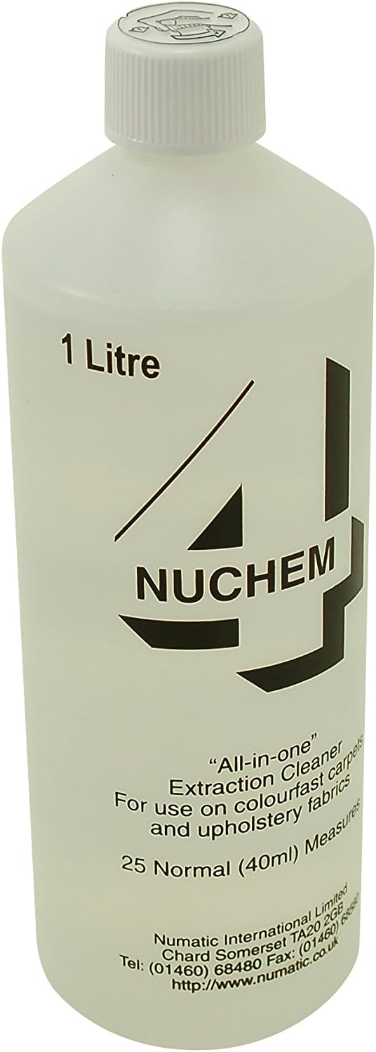 Numatic Carpet Shampooer cleaning fludi Nuchem 4. Part number 219297