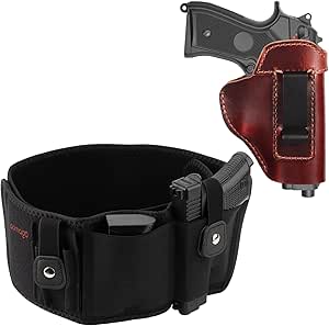 Crossfire Eclipse Low Profile IWB/OWB Holster - Concealed Carry Pistol Holster For Men & Women