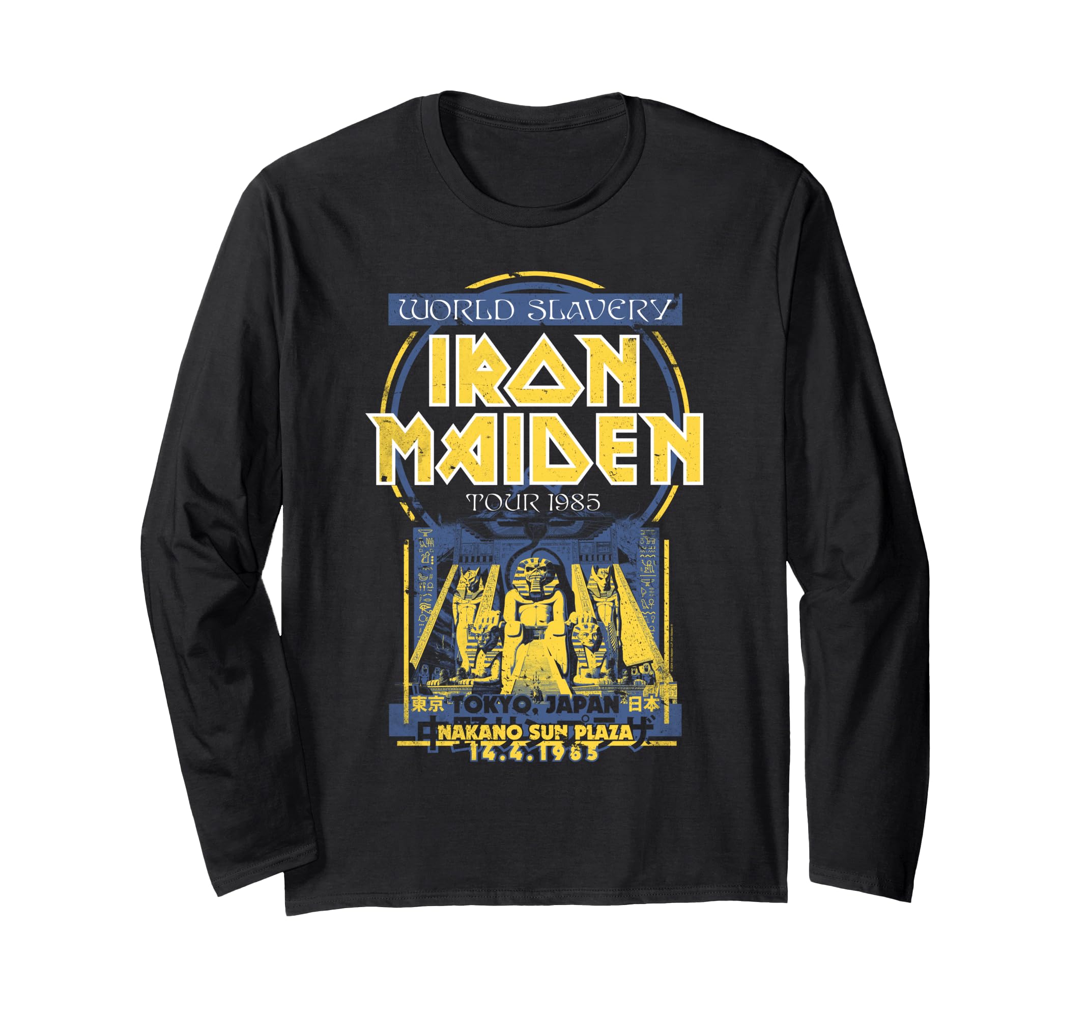IRON MAIDEN MAIDEN JAPAN ロングスリーブTシャツ L Amazon | Iron Maiden Japan Version 1 長袖Tシャツ | Tシャツ