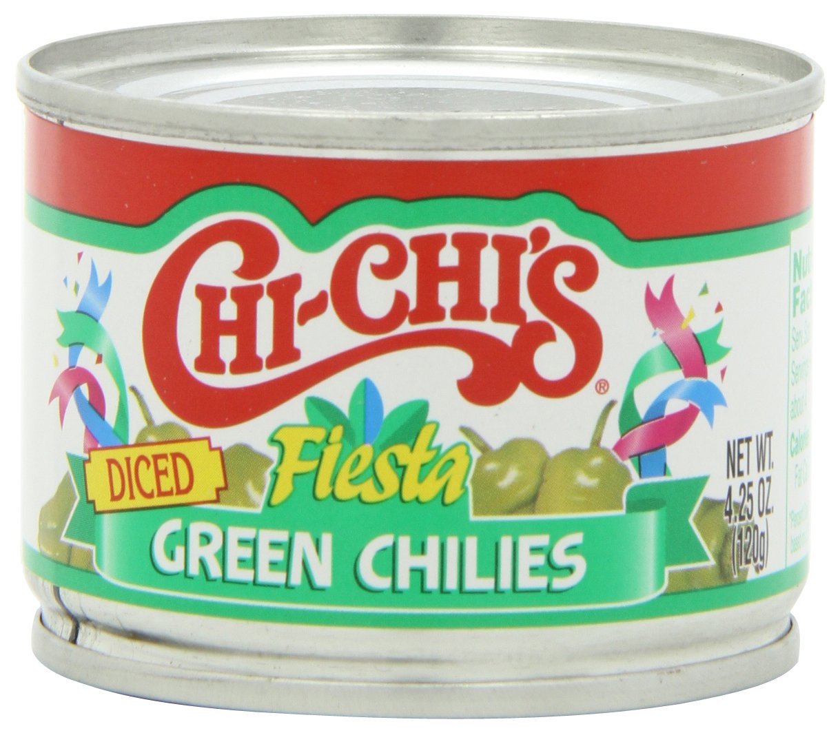 Chi Chi's Green Chilies Diced, 4.25-Ounce Units (Pack of 12)
