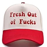 Funny Trucker Hats Embroidered Vintage Snapback Hat for Women Put It On My Husband's Tab Hats Gag Gifts Baseball Cap Red