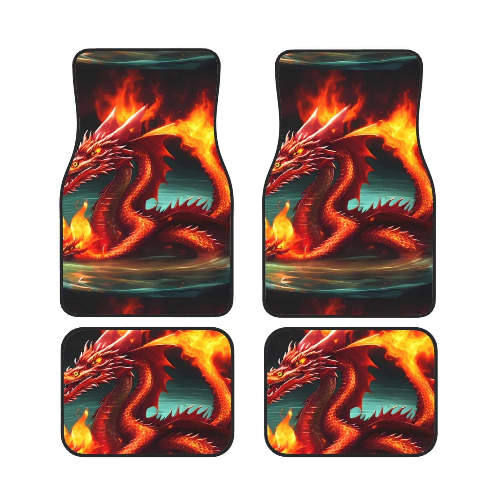 Lot de 4 tapis de sol en néoprène imperméable pour voiture