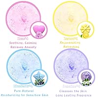 Vista 4 de Bombas de baño, paquete de 32 unidades de remojo de pies con sal de baño y aceite de árbol de té. Bolas de burbujas de aceite esencial puro de aroma