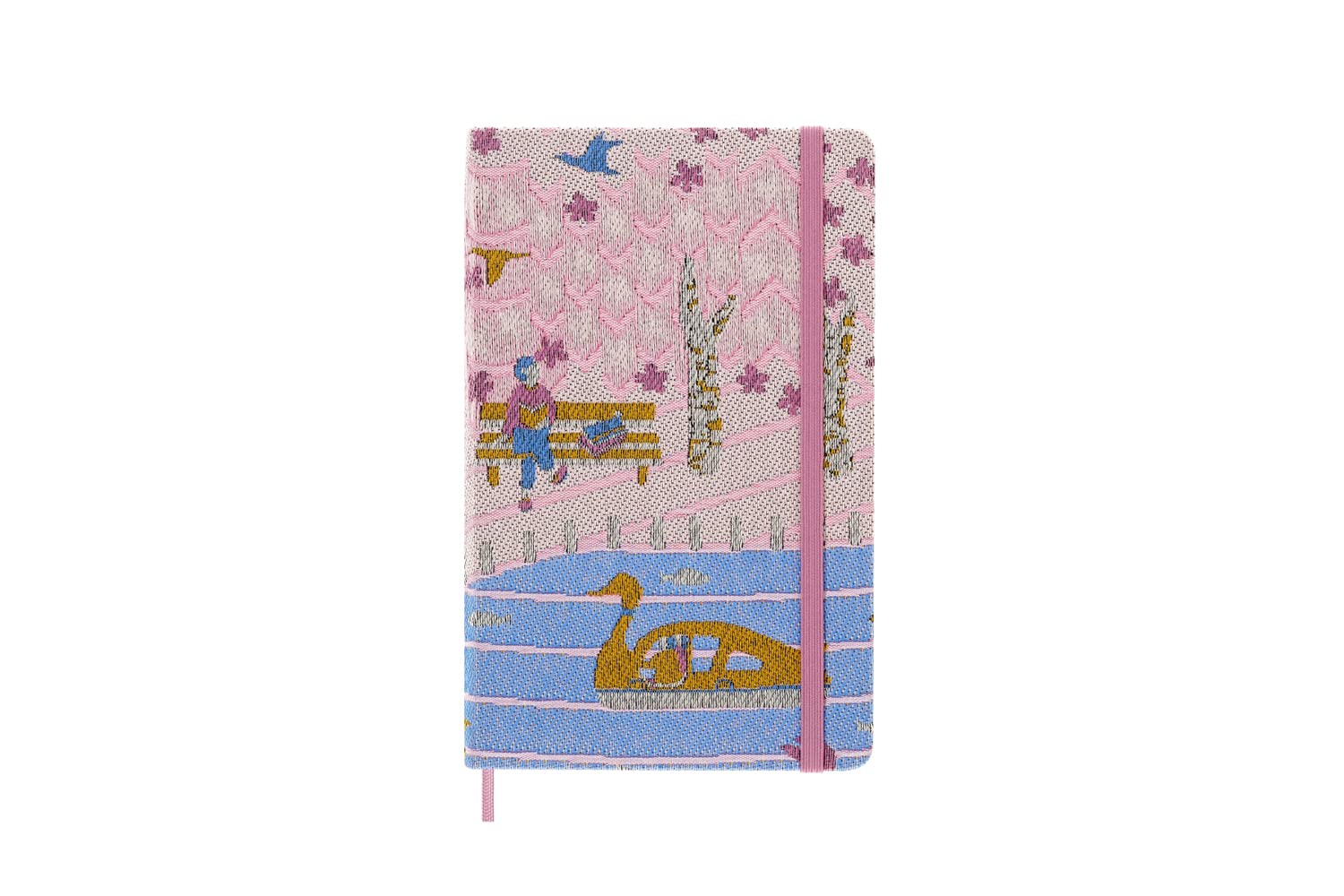 Moleskine Scatola da Collezione Sakura, Set con Taccuino in Edizione Limitata, Taccuino Sakura, Copertina Rigida in Tessuto, Dimensioni Large 13 x 21 cm, Colore Rosa Scuro