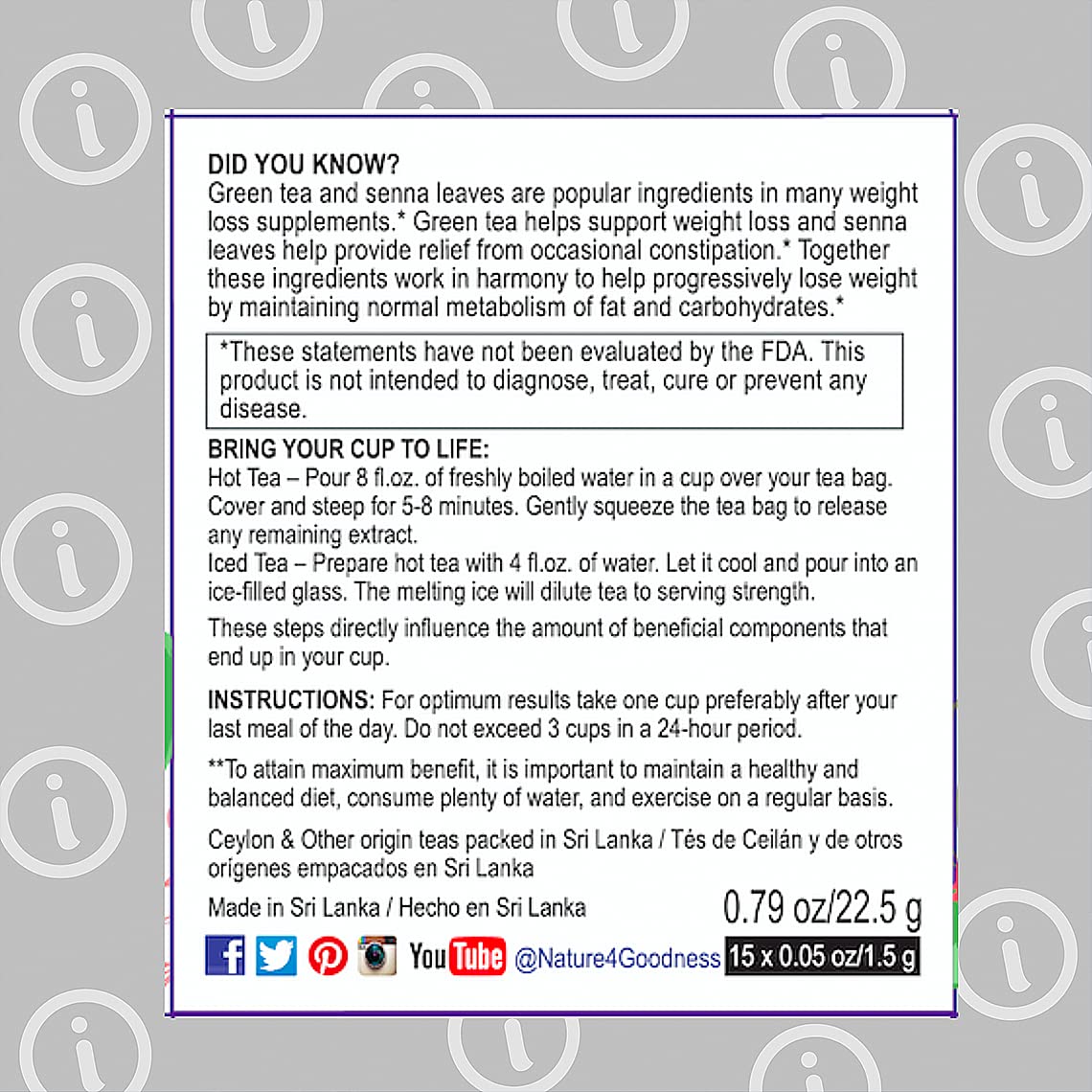 24 Pack Of Loveeta Wellness Weight Loss Tea Cranberry - 15 Tea Bags (Gmo Free, Gluten Free, Dairy Free, Sugar Free And 100% Natural)