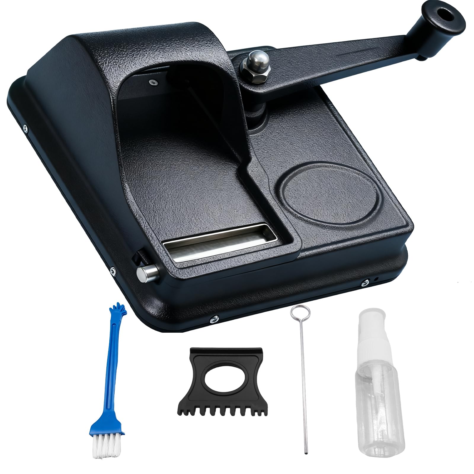 Cigarette Rolling Machine, Double Spring Dual-Track, 8.0 MM Diameter, Black