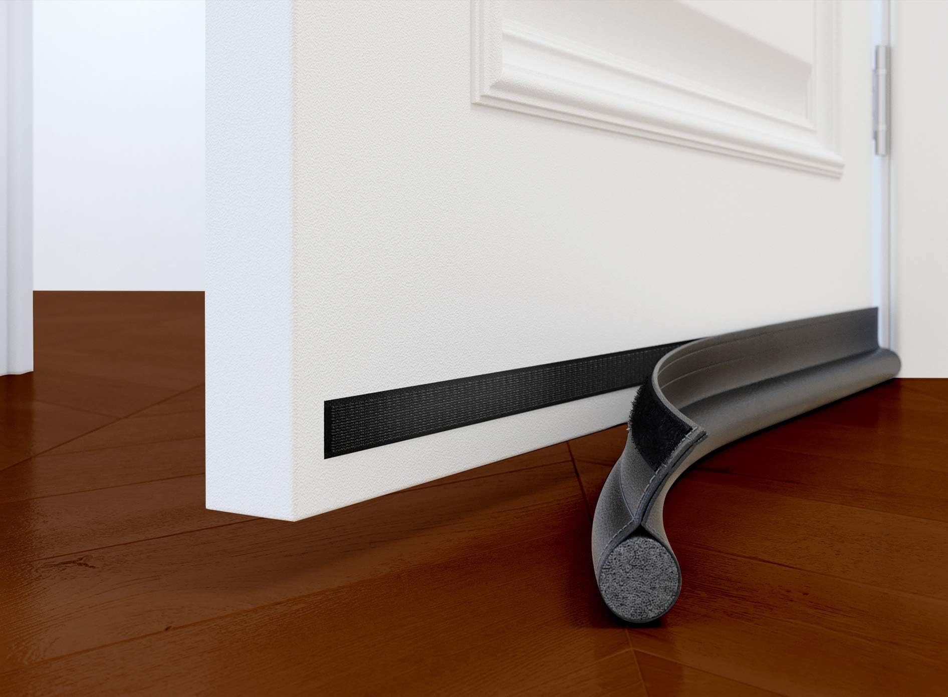 Under Door Draft Blocker Door Draft Stopper 32 to 38 inches Weatherproofing Door Seal Strip Draft Stopper for Bottom of Door Noize Reduction Sound Proof Door Draft Blocker Weatherstripping