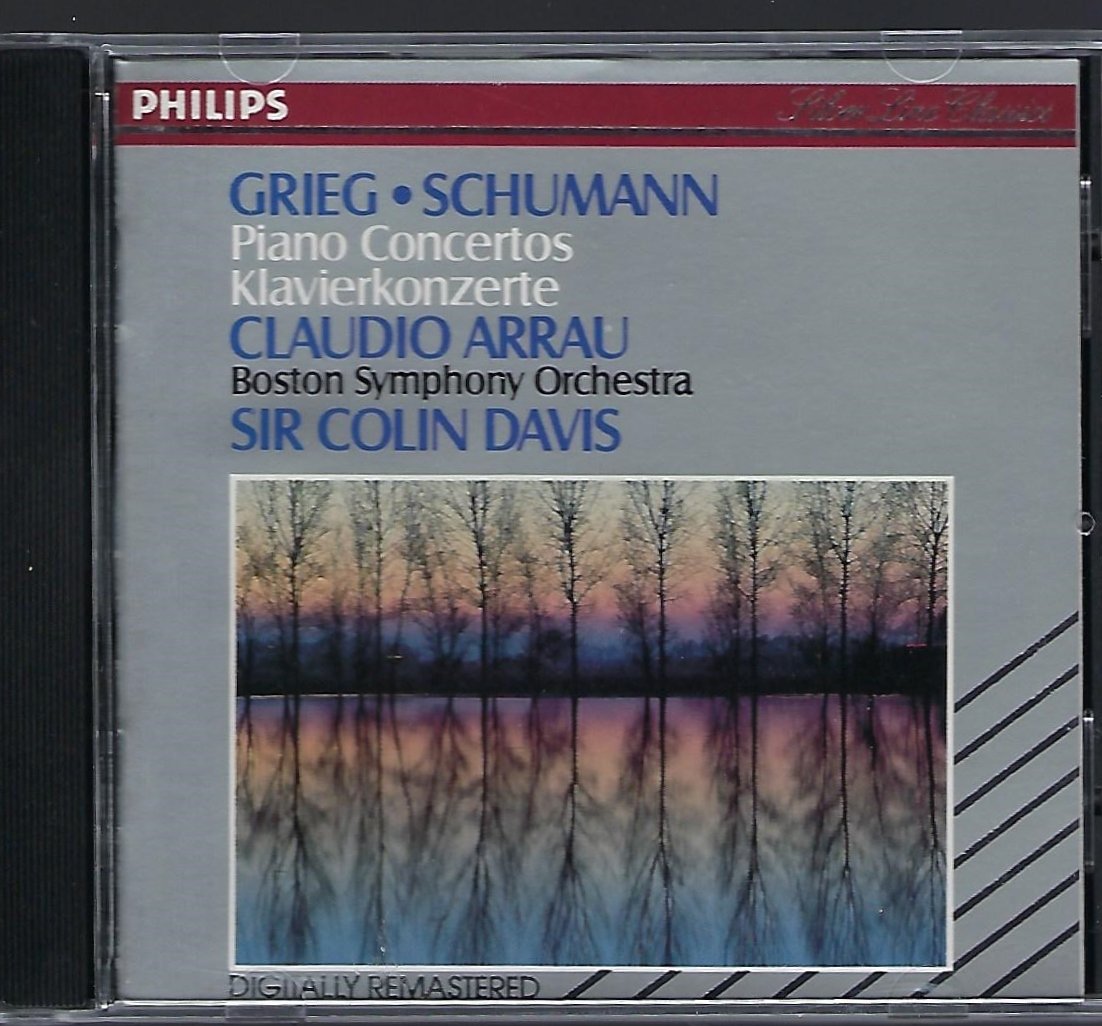 Piano Concerti [Audio CD] Grieg; Schumann; Arrau; Davis and Boston Symphony