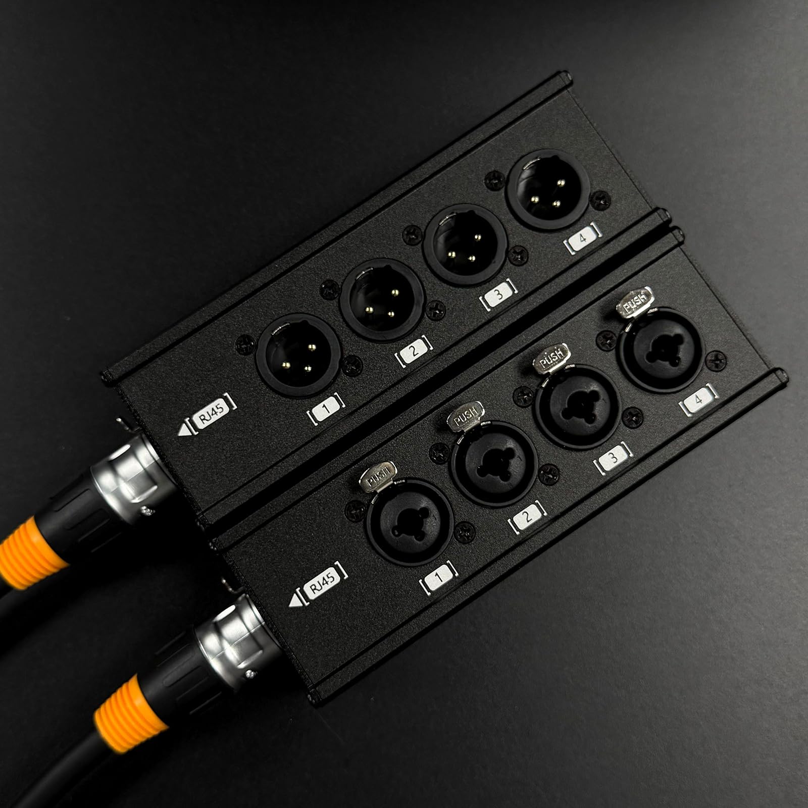オーバーケーブルエクステンダー4チャンネルXLRからRJ45へのブレークアウト Amazon.com: 4 Channel 3 Pin Multi Network XLR Cable Breakout XLR