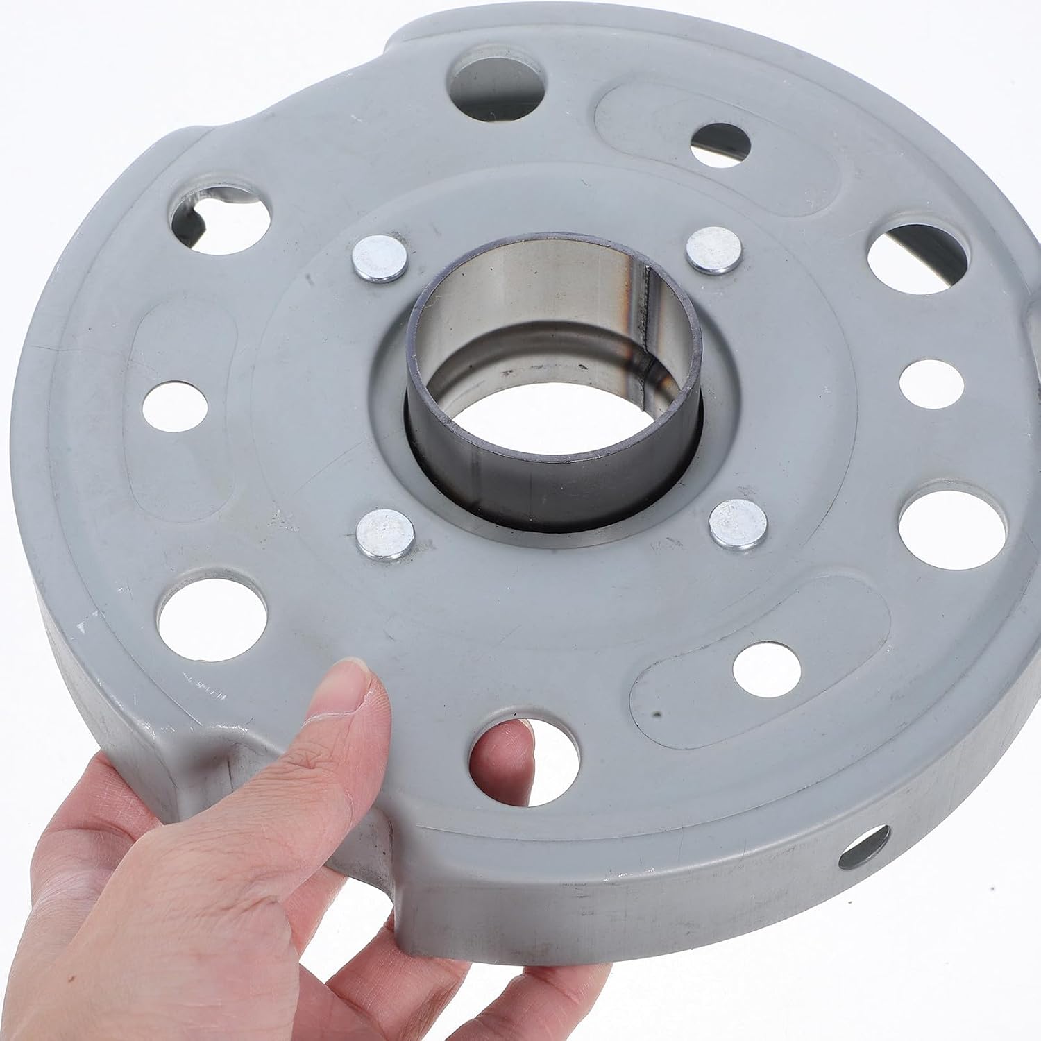 Rolling Iron Replacement Pulley Door Garage for Wheel Galvanized Material 45mm Hole Diameter Smooth Operation and Stability Suitable for Home Gate