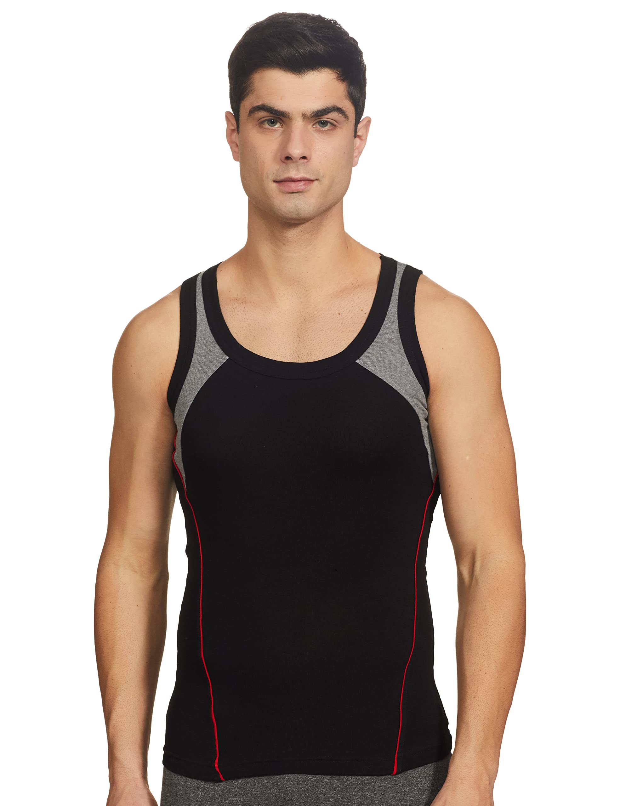 rupa frontline FRONTLINE Sleeveless Gym Vest for Men, 100% Cotton Material-picture-41