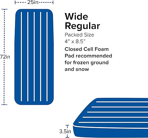 Vista 14 de Big Agnes Divide - Almohadilla para dormir ligera, compacta, con cámara de aire, pequeña, verde oliva cálido
