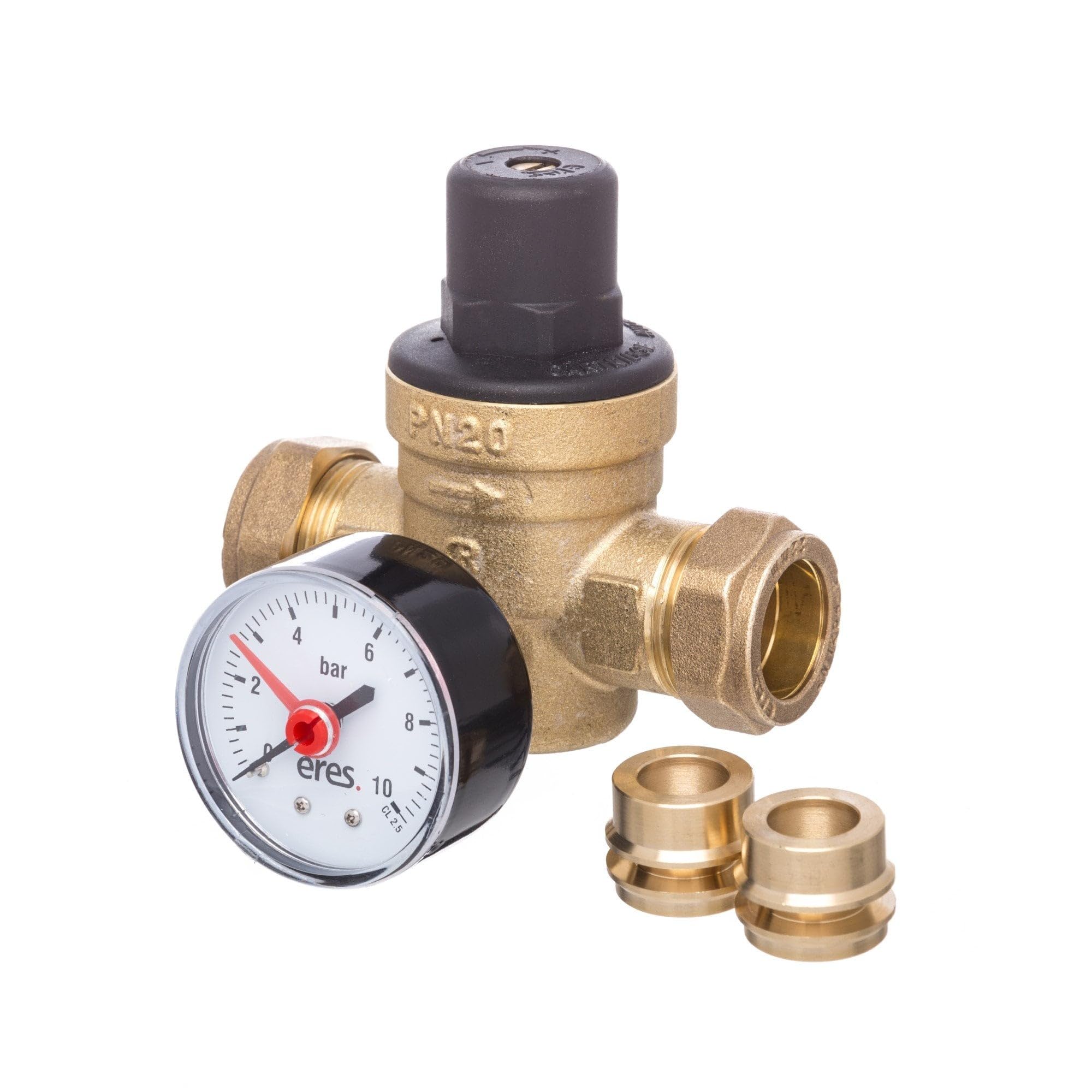 Altecnic Pressure Reducing Valve With Gauge 15 & 22Mm Er-Prv1522