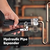 Vista 7 de Kit de Herramientas de Abocardado HVAC – Expansor de Tubos Hidráulico para Tubos de Cobre, Herramienta de Abocardado Compacta con Cortador de Tubos