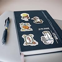 Vista 5 de 103 calcomanías de tarot para diario, basado en The Rider Waite Smith, cartas de tarot, personajes y símbolos, accesorios de astrología y brujería