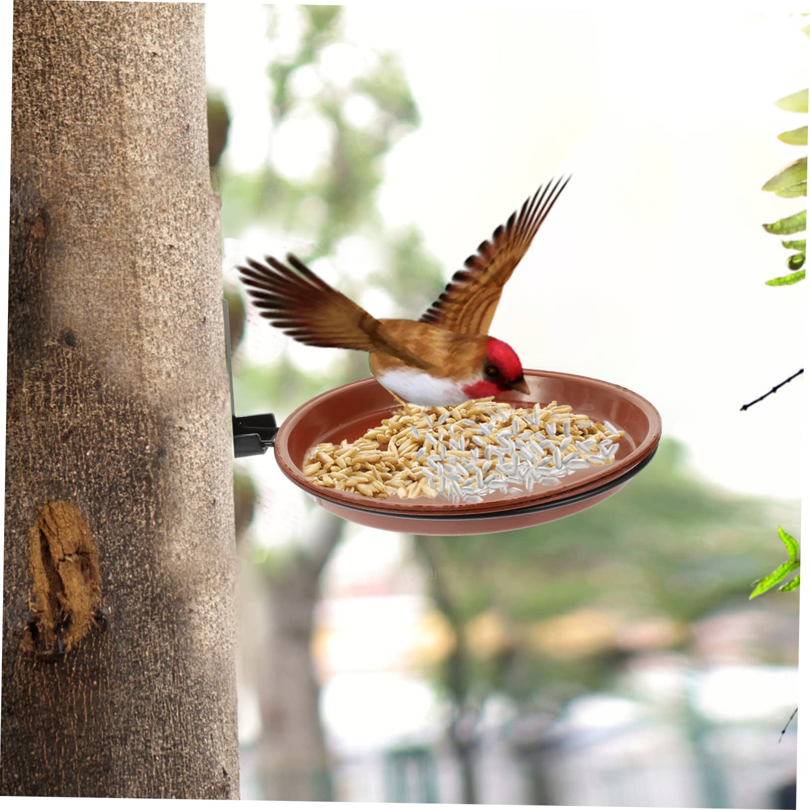 Supvox 5sätze Hängende Vogelfutterstation Mit Wasserschale Teiliges Set Dekorativem Futter Und Badeplatz Für Vögel Im Garten Wiederverwendbar Und Ansprechendes Design Für