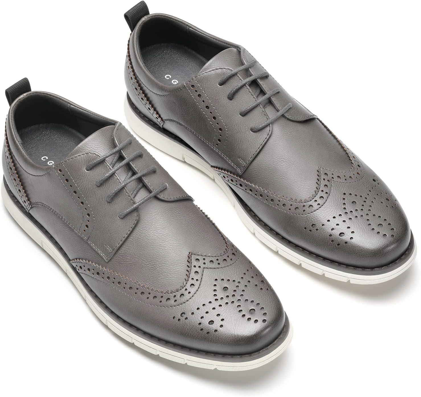 CGRRBW Mens Dress Shoes Casual Oxford Shoes Dress Sneakers Business Wingtip Brogue Office Shoes - Image 4