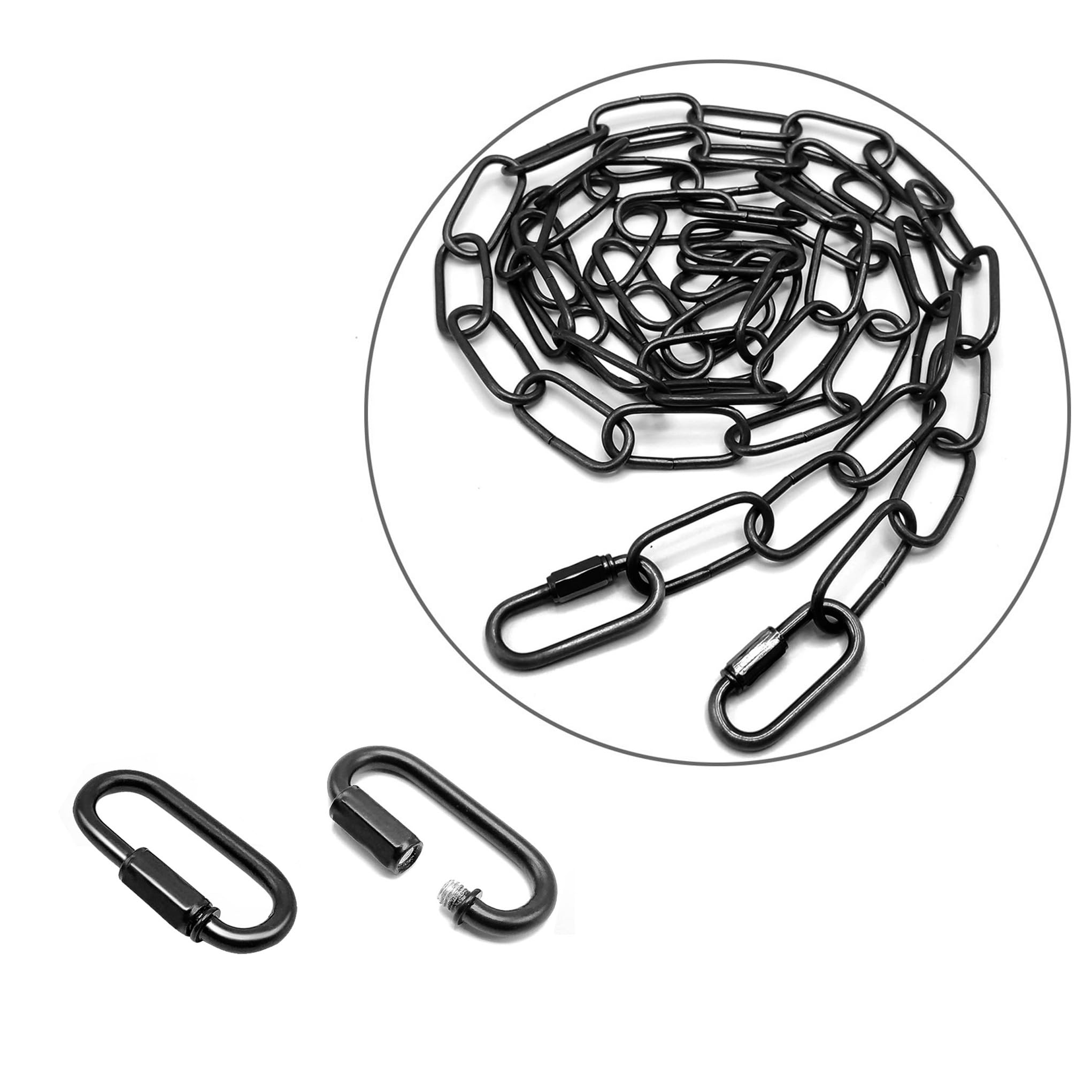 ECUDIS 6 Feet Black Pendant Light Fixture Chain — Amazon image 5