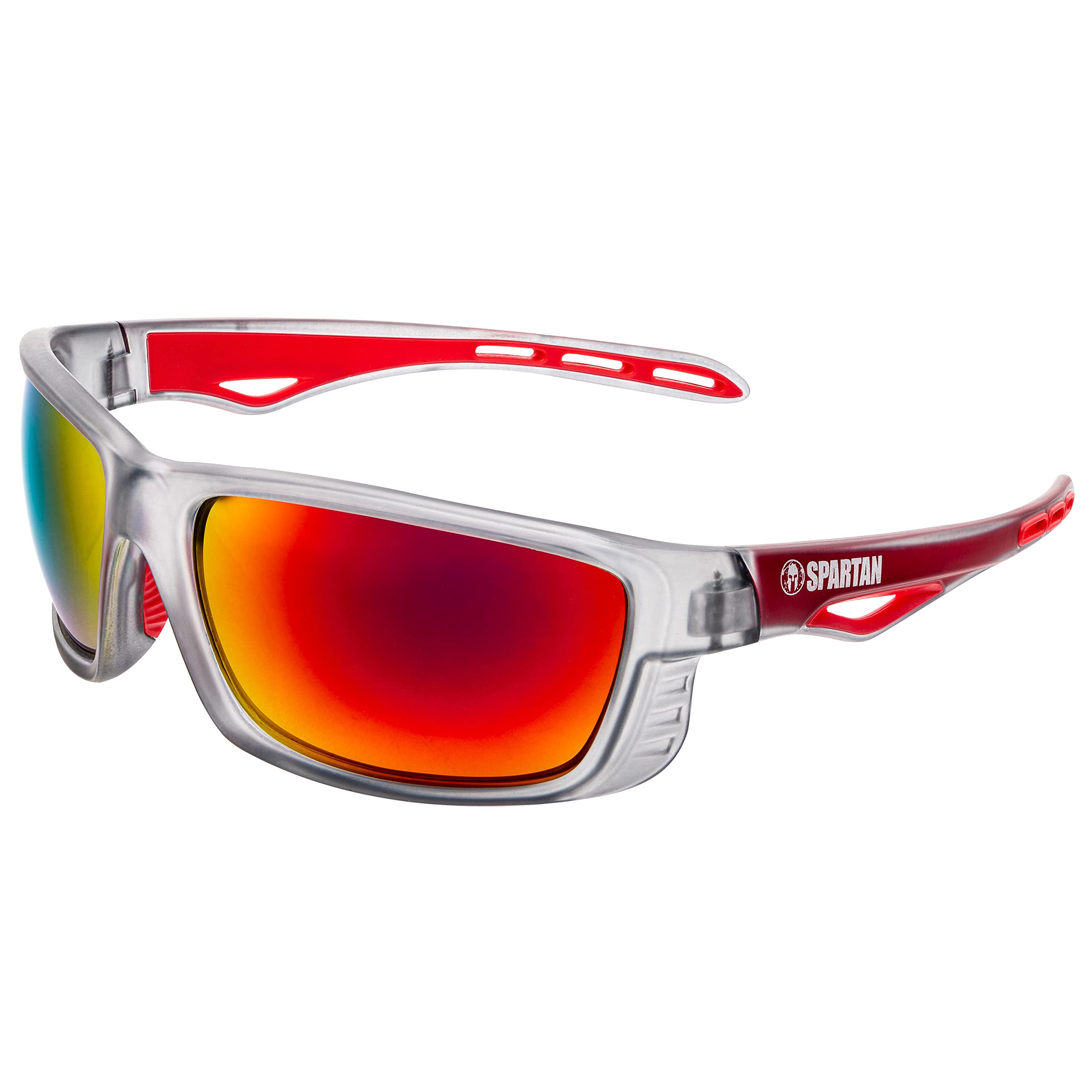 Spartan Pro Sunglasses - Impact Resistant - Polarized Lenses - UV Protected - Soft Pouch Included - TR 90 Frames