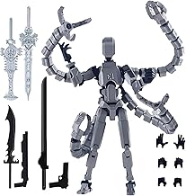T13 Action Figure, 3D Printed Dummy, Multi-Jointed Movable Robot Toys, Kids' Play Action Figures Set, Lucky T 13 Figures, Man Teens Gift for Game Lovers