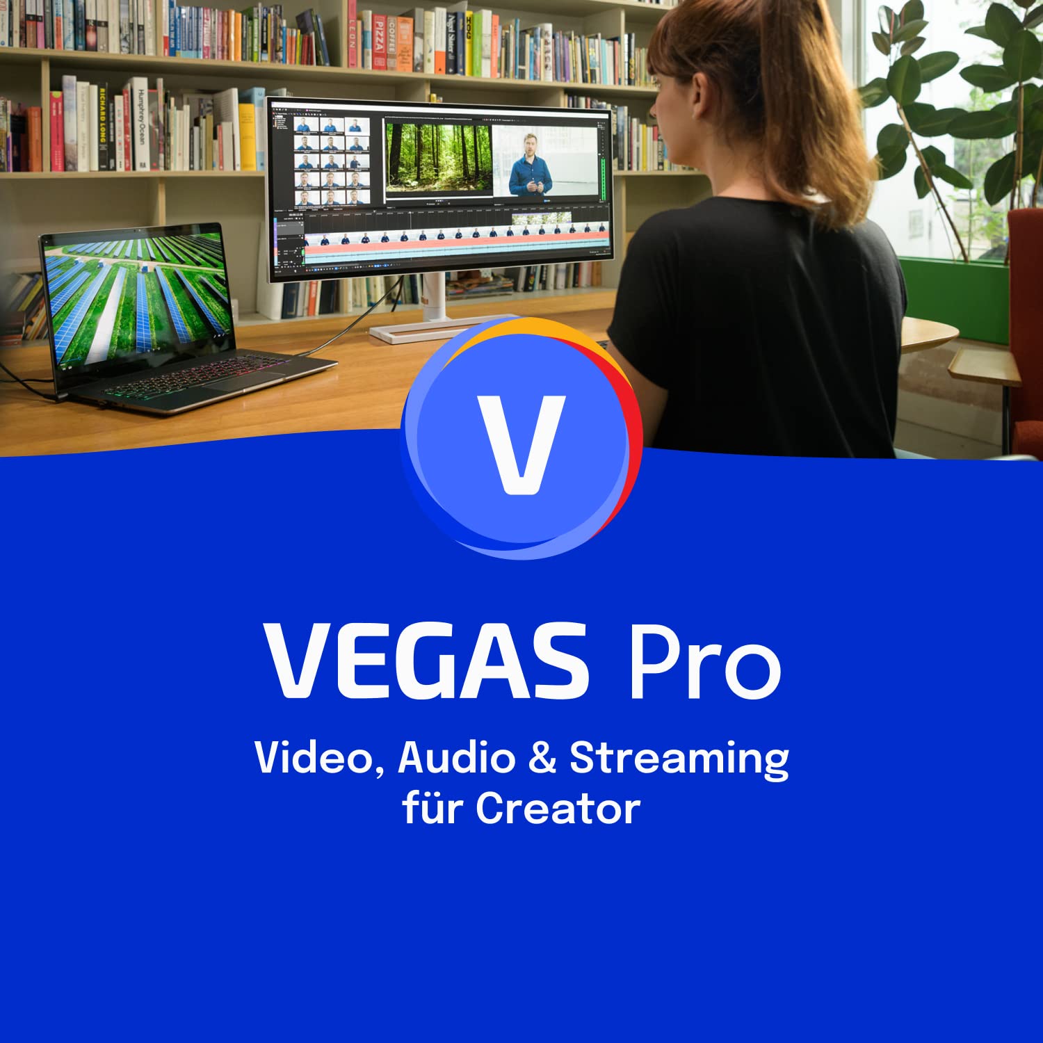 VEGAS Pro 20 - Video, Audio & Streaming für Kreative | Videobearbeitungssoftware | Videoschnittsoftware | Windows 10/11 PC | 1 Lizenz | Pro | PC Aktivierungscode per Email