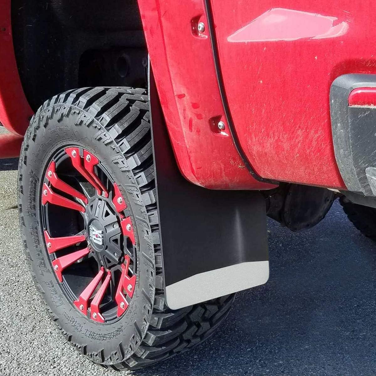 UltimateFlap UF1004 14 Inch Rear Mud Flap with Stainless Steel Weight