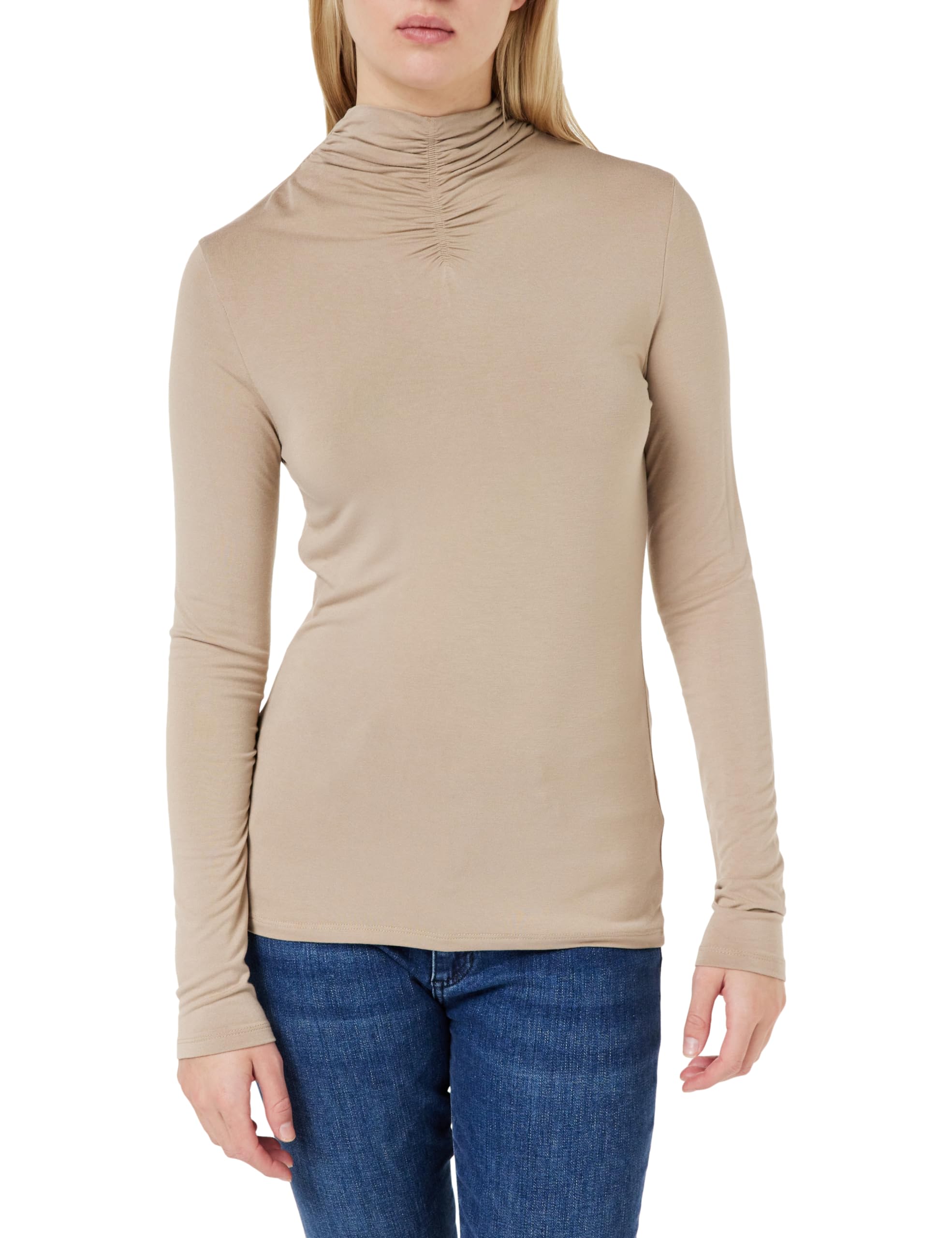 Desires Even High Neck Long Sleeve T-Shirt DE7619