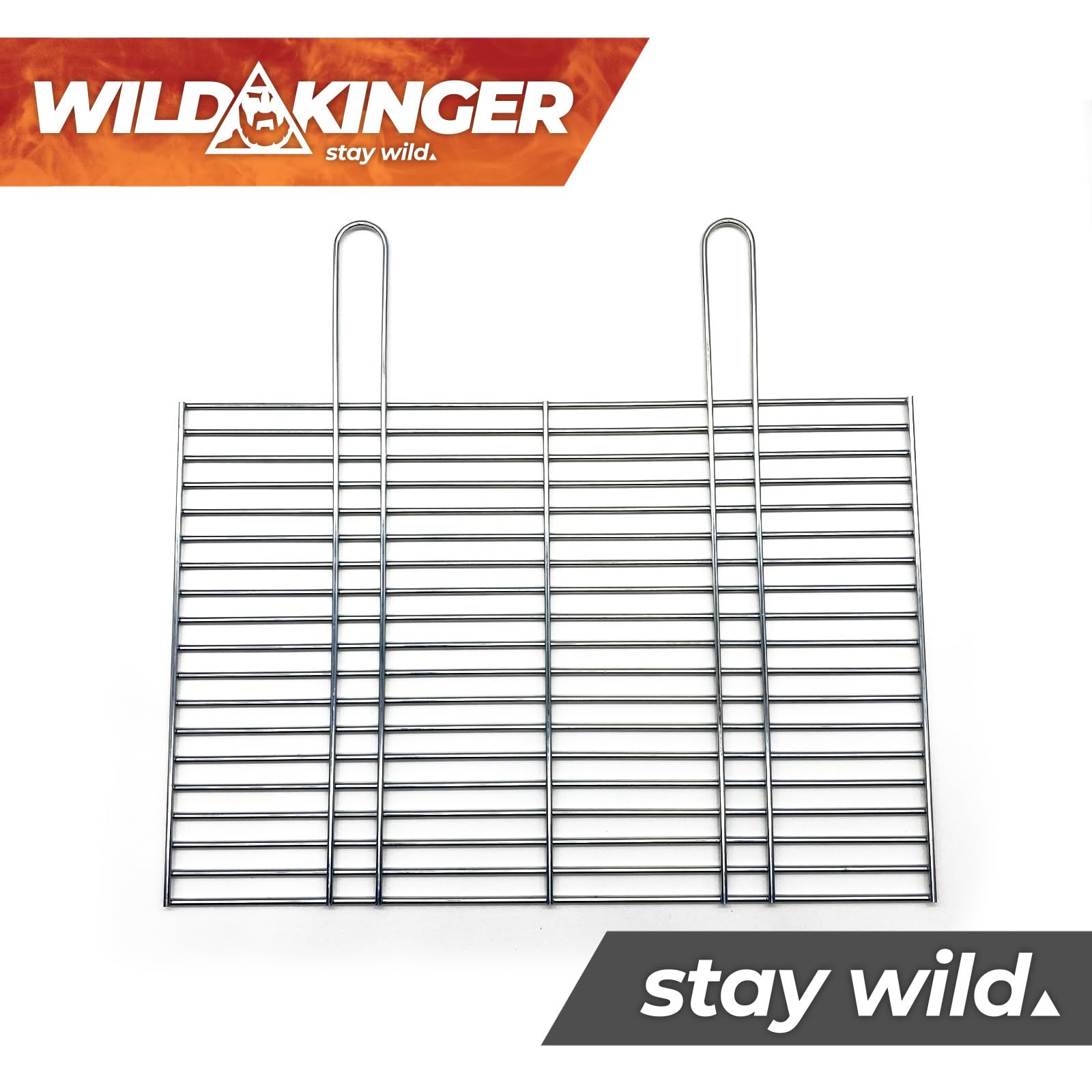 Wildkinger Grillrost 70x50cm stabil 5mm Durchmesser Grill Kamim Grillgitter BBQ Ersatz Rost Kaminrost